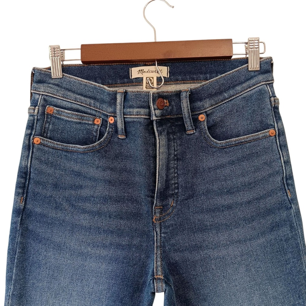 Madewell Women's Jeans‎ 28 Cali Demi Boot Dark Wash High Rise Cropped Flare